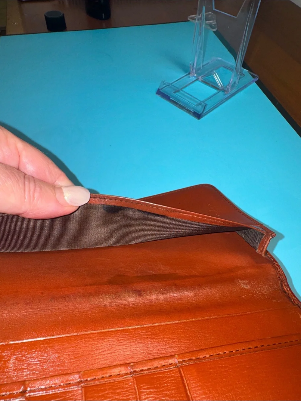 Louis Vuitton Brown Epi Leather Travel Wallet